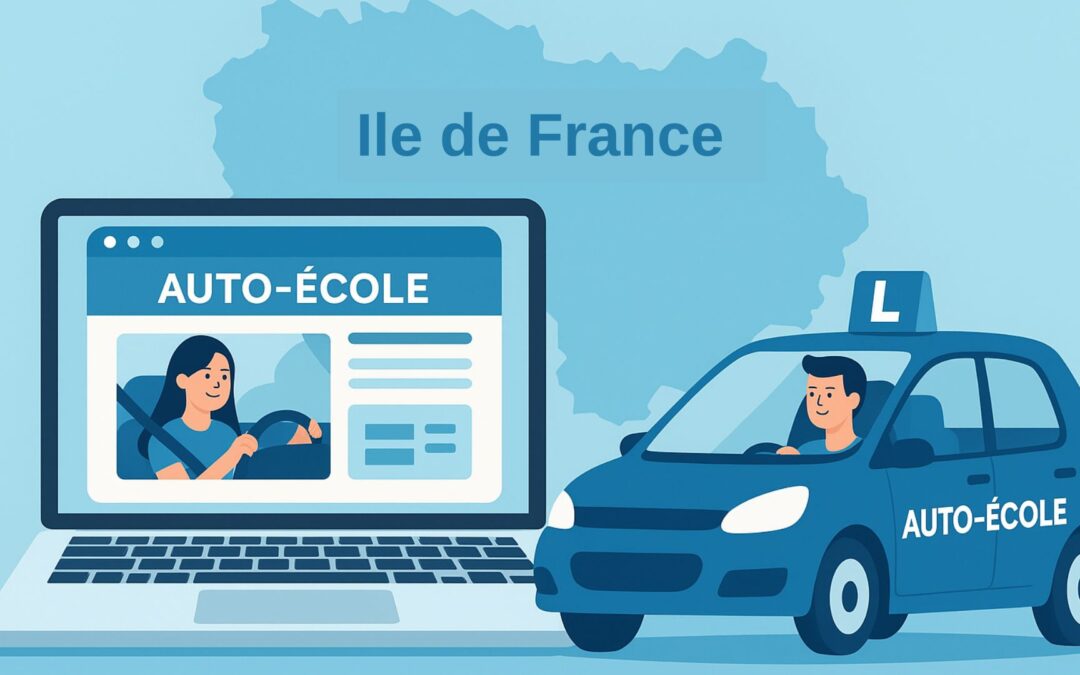 Conception de site vitrine pour auto-écoles en Île-de-France