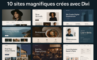10 sites magnifiques créés avec Divi