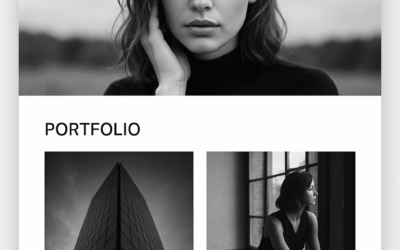 Créer un site de photographe avec Divi : guide créatif