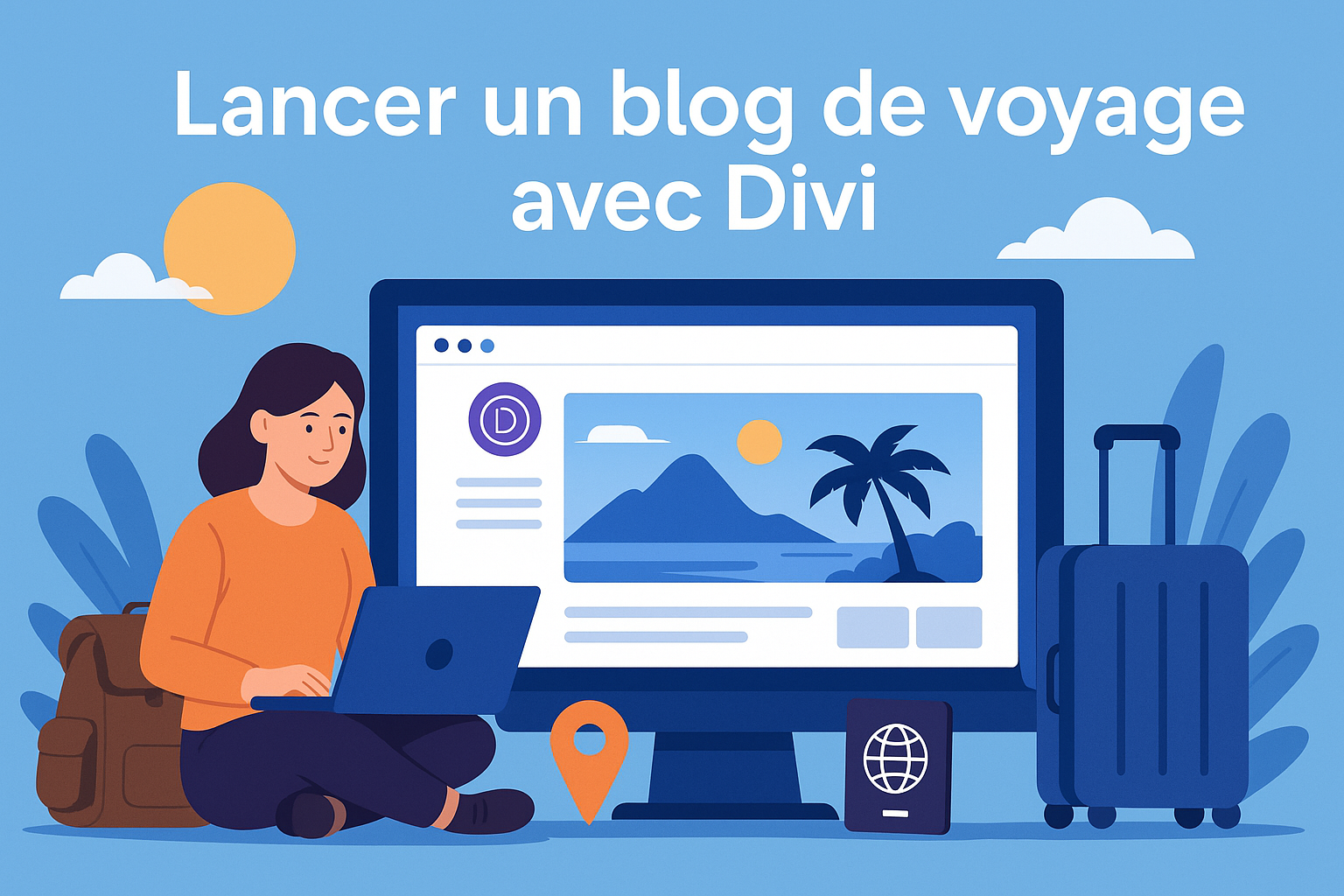Lancer un blog de voyage avec Divi : guide complet