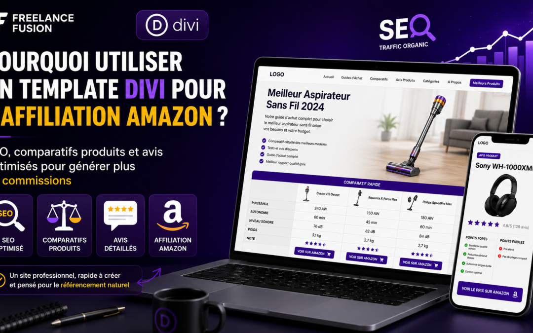 Pourquoi utiliser un template Divi pour l&rsquo;affiliation Amazon ?